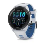 Bėgimo laikrodis Garmin Forerunner 265, 46 mm, AMOLED, juodas apvadas su baltojo akmens korpusu (010-02810-11)