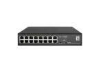 LevelOne GES-2216 tinklo komutatorius valdomas L2 Gigabit Ethernet (10/100/1000) Juoda