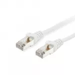 Equip Komutacinis kabelis Cat6A S/FTP 2xRJ45 20.00m Balta LSZH polietileno mai&scaron;elis (606010)