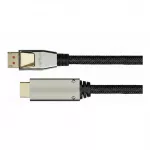 Python DisplayPort 1.4 į HDMI 2.0 kabelis neilona, Juoda 2m