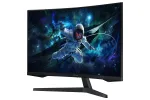 Monitorius Samsung Odyssey G5 G55C 32", QHD, 165 Hz, lenktas (LS32CG554EUXEN)
