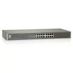 LevelOne 16xFE jungiklis 19" metalinis