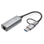 Digitus USB3.0/USB C 3.1 2.5G Ethernet Adapteris