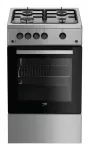 Dujinė viryklė Beko FSG52020FX, 50 cm, 4 degikliai, nerūdijančio plieno