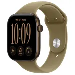 I&scaron;manusis laikrodis Apple Watch Series 12 GPS + Cellular, 46 mm, tamsios bronzos aliuminis (MJGE4ZR/A)