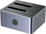 Diskų dokas ir klonavimo stotelė Unitek, 2x SATA 2,5"/3,5", USB 5 Gbps (Y-3026GY01-EU)