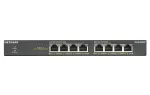 NETGEAR GS308PP nevaldomas Gigabit Ethernet (10/100/1000) Maitinimas per Eternetą (PoE) Juoda (GS308PP-100EUS)