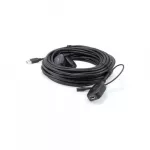 USB kabelis Equip USB-A - USB-A 15 m Juodas (133348)