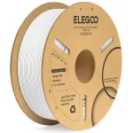 3D spausdintuvo gija ELEGOO PLA Plus 1,75 mm, 1 kg, balta (GWCZ-EL-3D-PP02)