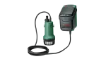Akumuliatorinis lietaus vandens siurblys Bosch GardenPump 18V-2000, 33,3 l/min, 1 x 2,5 Ah akumuliatorius ir kroviklis, žalias (06008C4202)