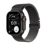 I&scaron;manusis laikrodis Apple Watch Ultra 3 GPS + Cellular 49mm Juoda Titanium / Titanium Milanese Loop S Juoda