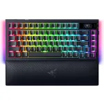 Belaidė mechaninė žaidimų klaviatūra Razer BlackWidow V4 Pro 75%, Orange Gen-3 lytėjimo jungikliai, OLED ekranas, juoda (RZ03-05130100-R3M1)