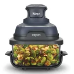 Ne&scaron;iojama kar&scaron;to oro gruzdintuvė Ninja CRISPi 4 viename, 1700 W, 3,8 l, stiklinė (FN101EUGY)