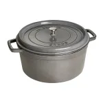 Ketaus puodas STAUB La Cocotte 34 cm, 12,6 l, grafito pilkas (40510-308-0)