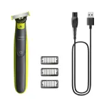 Barzdos ir veido skustuvas Philips OneBlade 360 Face, sausas ir &scaron;lapias skutimas, 3 &scaron;ukos (QP2724/23)