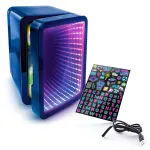 Mini &scaron;aldytuvas Canal Toys So Chill Mini Fridge Infinity, 4 l, LED veidrodinės durelės (INF 041)