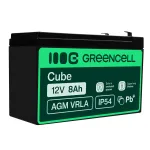 AGM akumuliatorius Green Cell 12 V 8 Ah, VRLA, Faston 250 (F2) (AGM46)
