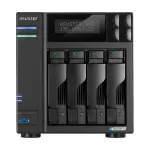 NAS serveris Asustor Lockerstor 4 Gen2, 4 skyrių, Intel Celeron N5105, 4 GB DDR4, 2x 2,5GbE (AS6704T)