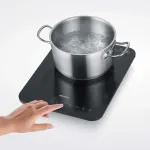 Indukcinė kaitlentė Severin KP 1032, vienos zonos, matinė juoda