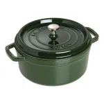 Ketaus puodas STAUB La Cocotte 26 cm, 5,25 l, baziliko žalias (40509-358-0)