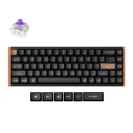 Belaidė magnetinė klaviatūra Keychron K6 HE SE, Gateron Magnetic Nebula, US, juoda