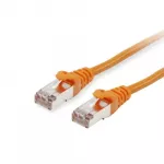 Equip Komutacinis kabelis Cat6A S/FTP 2xRJ45 25.00m oranžinė LSZH polietileno mai&scaron;elis