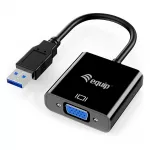 Equip Adapteris USB-A3.0->VGA HD15 1920x1080/60Hz 0.15m PVC