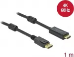 Laidas Delock DisplayPort - HDMI 1 m Juodas (85955)