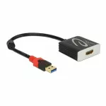 Adapteris USB Delock USB-A - HDMI Juodas (62736)