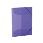 Aplankas su gumele Herma A3, permatomas polipropileninis, violetinė (19585)