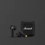 Belaidės ausinės Marshall Minor IV, Bluetooth, 30+ val. su dėklu, juodos (1006653)