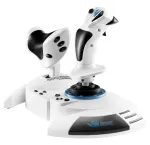 Thrustmaster T.Flight Hotas 5 Microsoft Flight Simulator Edition Balta USB Skraidymo simuliatorius Skaitmeninis PC, PlayStation 5, PlayStation 4 (4160949)