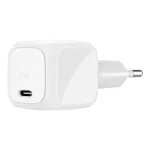 USB-C įkroviklis Belkin BoostCharge 30 W, kompakti&scaron;kas, baltas (WCA008kqWH)