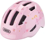 Vaiki&scaron;kas dviračio &scaron;almas Abus Smiley 3.0, rožinis su princesių ra&scaron;tu, dydis S (45&ndash;50 cm) (67250)