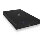 I&scaron;orinis 2,5" SSD/HDD korpusas Icy Box IB-200T-C3, USB 3.2 Gen 1 Type-C, juodas (IB-200T-C3)