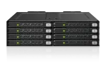 Keičiamų diskų rėmas Icy Dock ToughArmor MB998V4P-B, 8 x U.2/U.3 NVMe, PCIe 4.0 (MB998V4P-B)