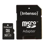 Atminties kortelė Intenso microSDHC 32 GB, Class 10, su SD adapteriu (3413480)