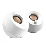 Kompiuterio kolonėlės Creative Pebble, 2.0, USB maitinimas, baltos (51MF1680AA001)