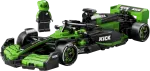 Konstruktorius LEGO Speed Champions KICK Sauber F1 Team C44 F1 lenktyninis automobilis, 259 detalės (77247)