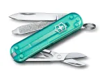 Ki&scaron;eninis peilis Victorinox Classic SD Tropical Surf, 7 funkcijos, turkio spalvos (0.6223.T24G)