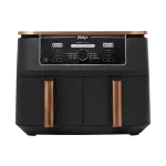 Kar&scaron;to oro gruzdintuvė Ninja Foodi MAX Dual Zone AF400EU, 9,5 l, juoda ir vario (AF400EUCP)