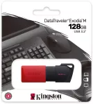 Kingston USB atmintukas 128GB DataTraveler Exodia M USB 3.2 Juoda/ Raudona EU (DTX/128GB)