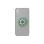 Lipnus telefono laikiklio pleistras Fidlock VACUUM uni phone patch, magnetinis-vakuuminis, žalias (VC-01600-P0002(GRE))