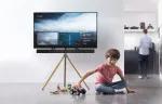 Grindinis TV stovas-trikojis One For All WM7472, 32&ndash;65", iki 30 kg, ąžuolo ir sidabrinė pilka (WM7472)