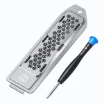 Metalinis M.2 SSD lizdo dangtelis Graugear G-PS5M2-Cov, skirtas PlayStation 5, sidabrinis (G-PS5M2-Cov)