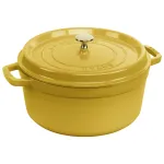 Ketaus puodas STAUB La Cocotte 26 cm, 5,25 l, citrinos geltonas (1029024)