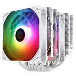 Procesoriaus au&scaron;intuvas Thermalright Peerless Assassin 120 SE White ARGB, 6 &scaron;ilumos vamzdeliai, baltas (PA120 SE WHITE ARGB-f)
