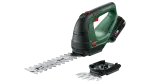 Akumuliatorinės krūmų ir žolės žirklės Bosch AdvancedShear 18V-10, 20 cm ir 10 cm a&scaron;menys, 1 x 2,0 Ah akumuliatorius ir kroviklis, žalios (0600857000)