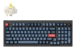 Belaidė mechaninė klaviatūra Keychron V5 Max RGB, Gateron Jupiter Banana, US, juoda