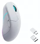 Belaidė pelė Keychron M3, 1000 Hz, balta